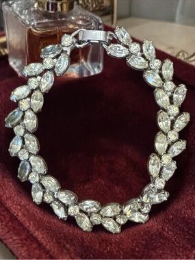 Vintage Krementz Marquise-cut Bracelet